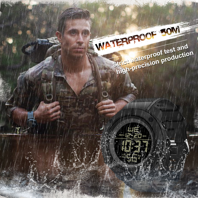 Noord Rand Heren Digitale Horl - Smartwatch Army Watches For Men recensie en prijs