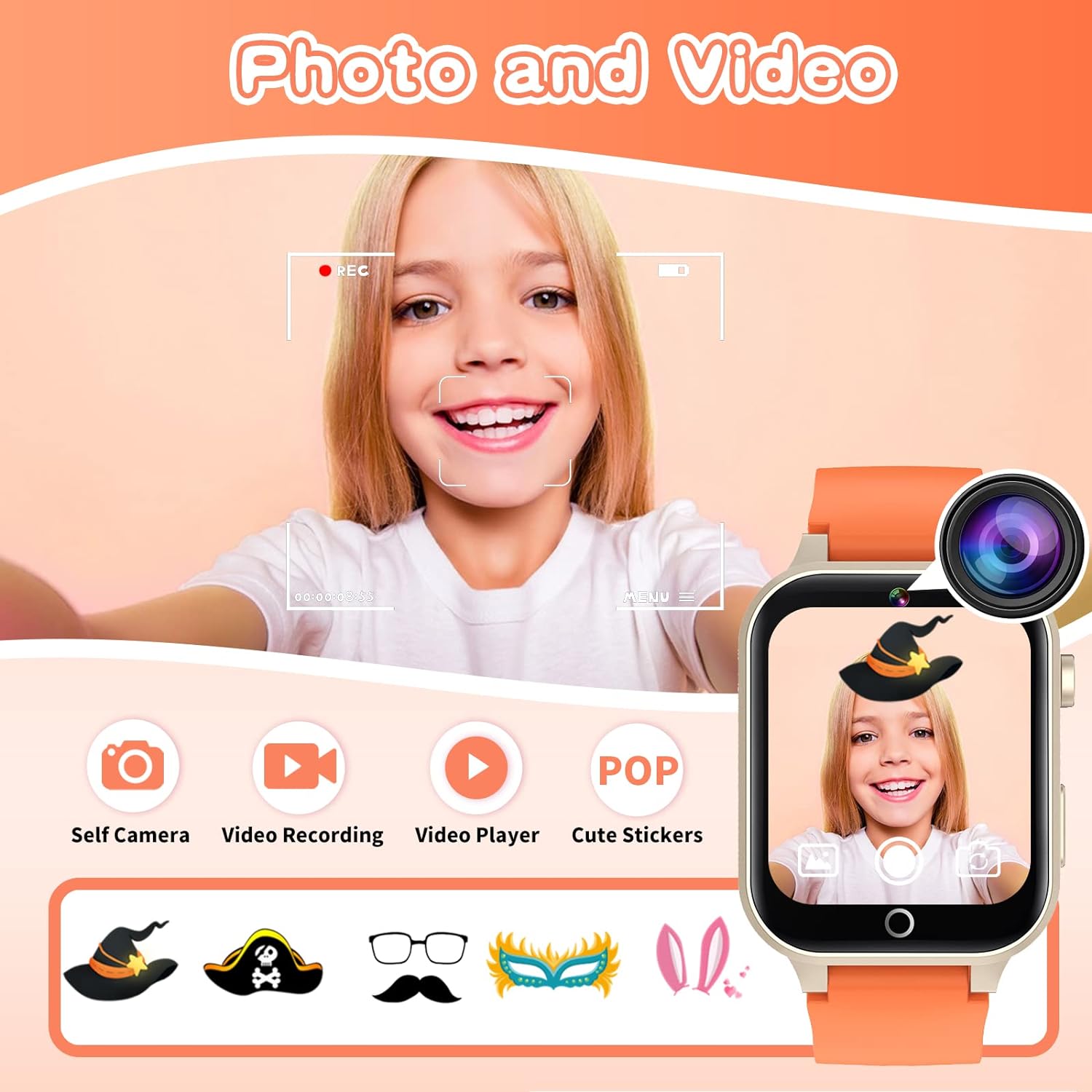 Kinderspellen Smart Watch voor - Smartwatch Watches For Kids With Gps recensie en prijs