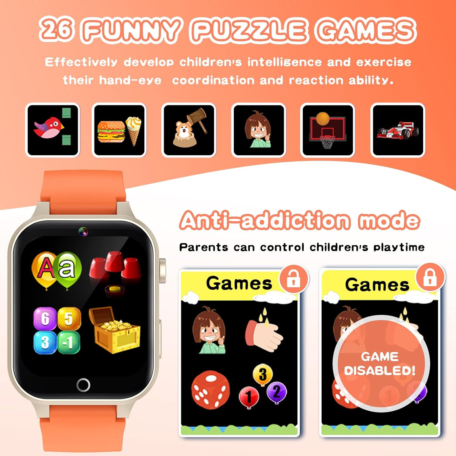 Kinderspellen Smart Watch voor - Smartwatch Watches For Kids With Gps recensie en prijs