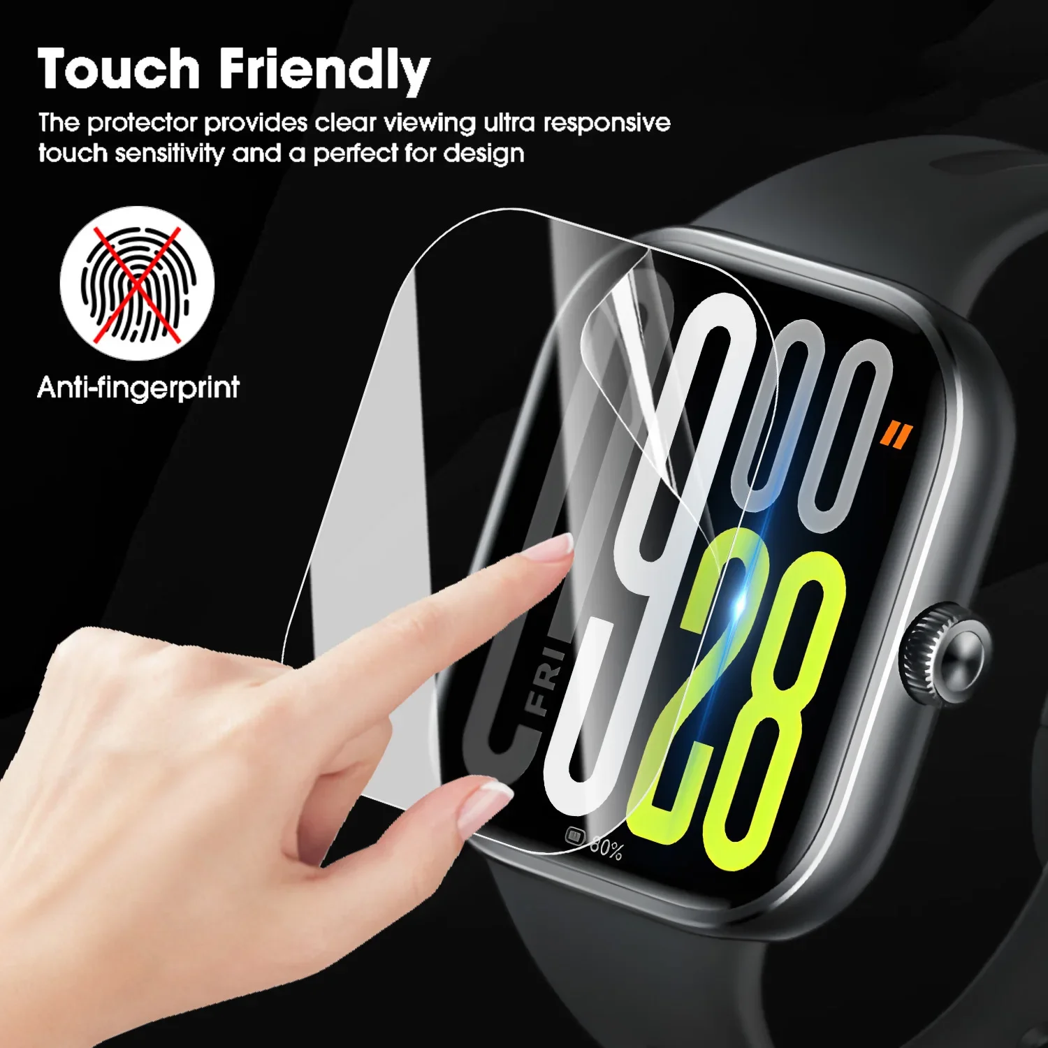 1-5 STKS Hydrogel Beschermfoli - Watch Redmi recensie en prijs