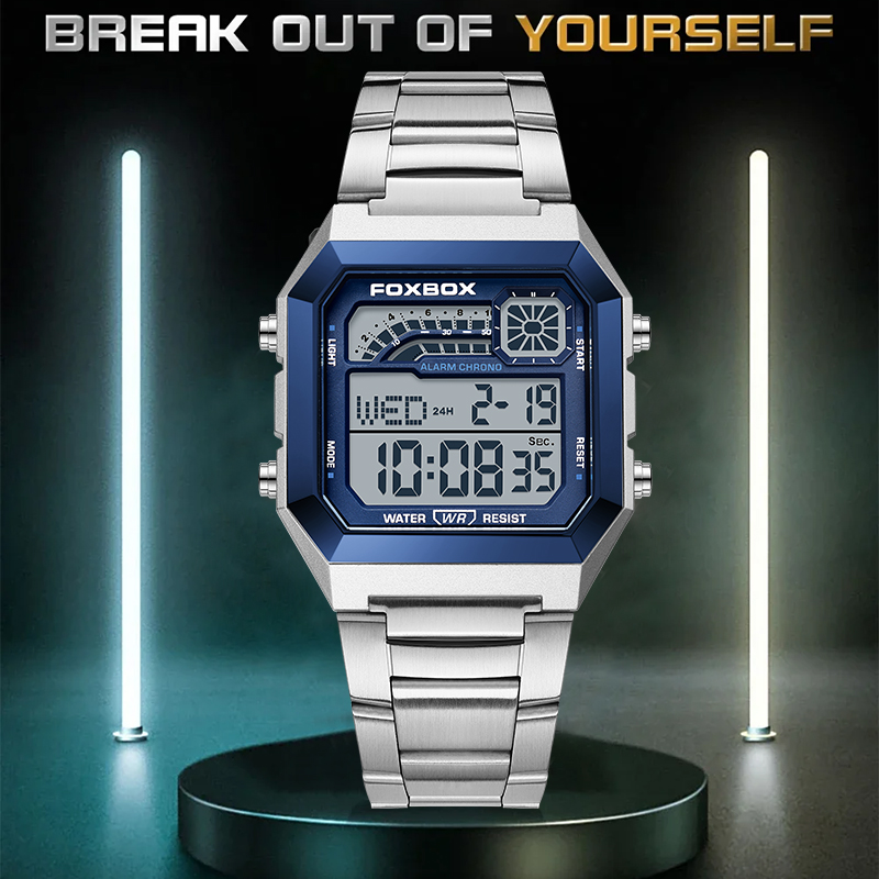 FOXBOX Fashion Luxe Digitale H - Analog Quartz Watch recensie en prijs