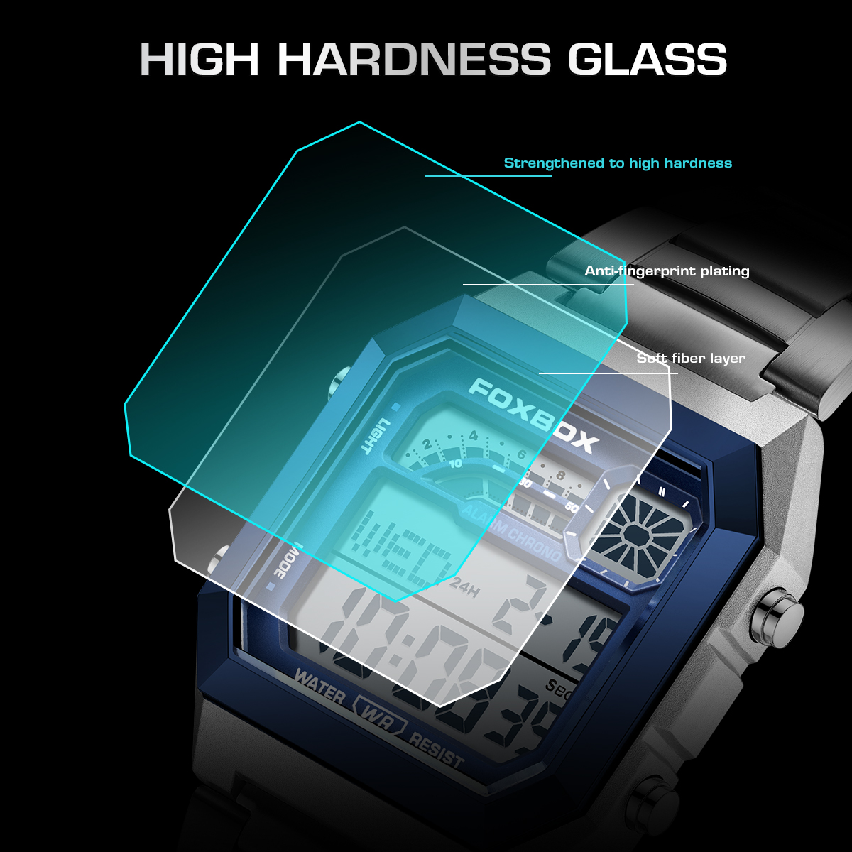 FOXBOX Fashion Luxe Digitale H - Analog Quartz Watch recensie en prijs