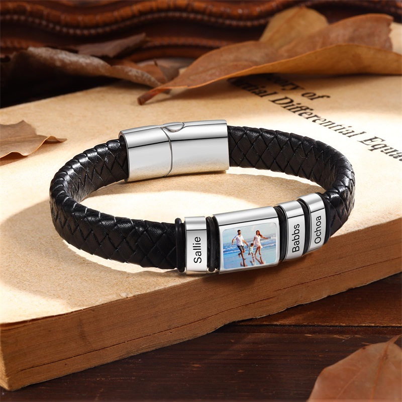 Aangepaste fotoarmband voor ma - Smartwatch Sports Watches For Men recensie en prijs
