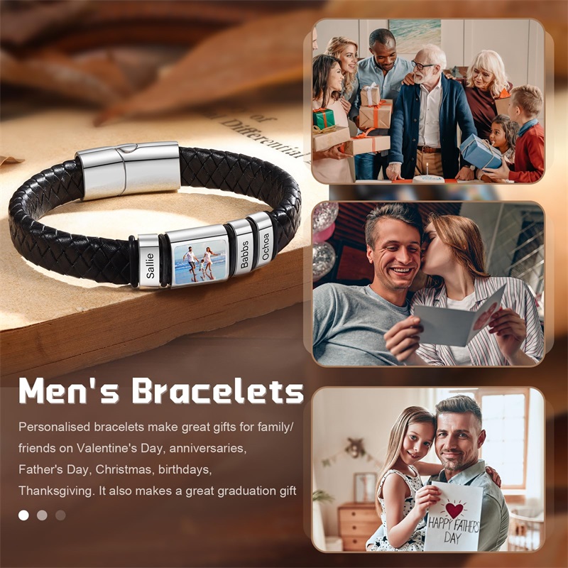 Aangepaste fotoarmband voor ma - Smartwatch Sports Watches For Men recensie en prijs