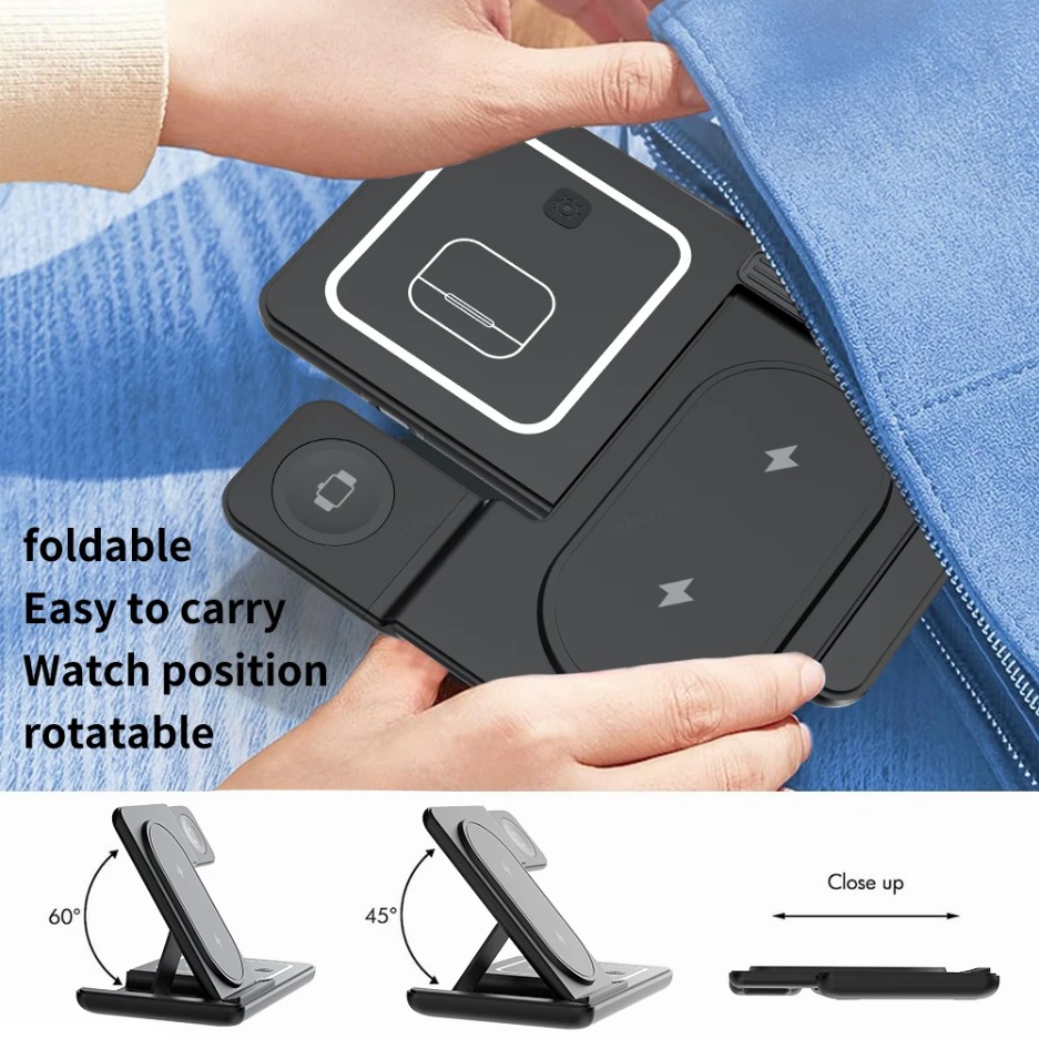 3-in-1 opvouwbare draadloze op - Smartwatch Apple Watch recensie en prijs