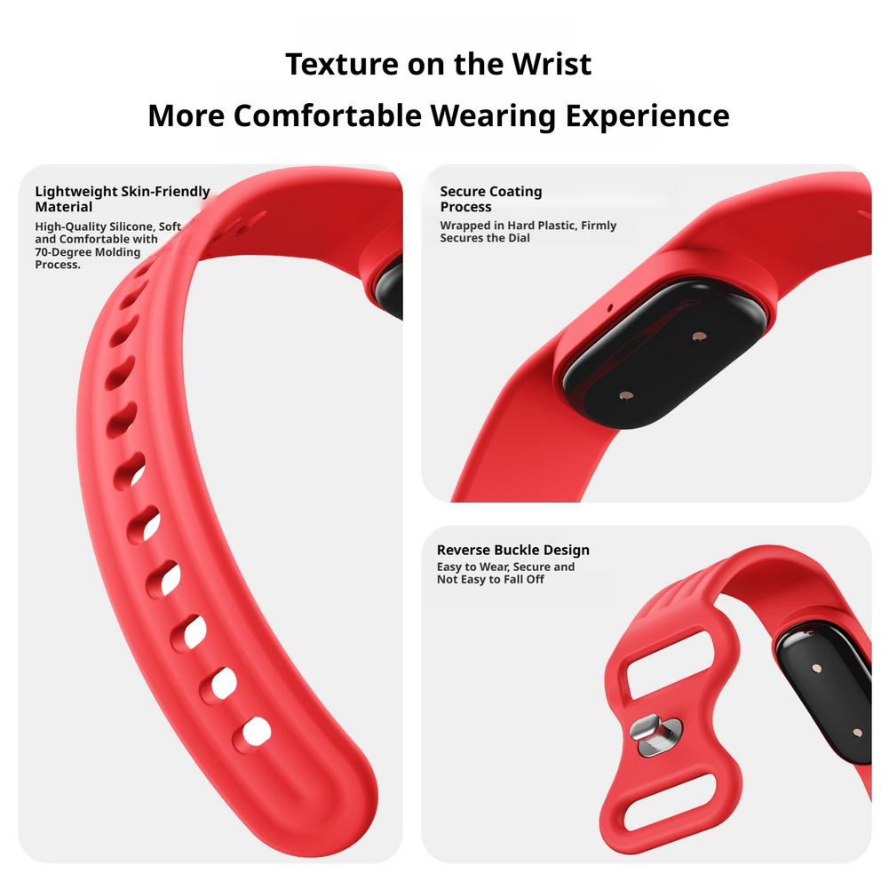 Siliconen band voor Google Fit - Silicone Sport Band recensie en prijs