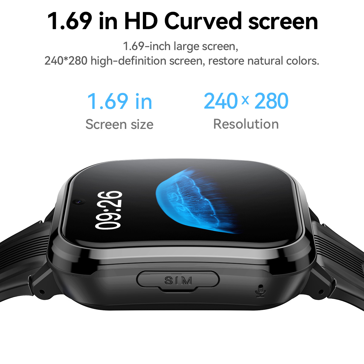 HOCO Y108 1.69 inch HD LCD geb - Smartwatch Watches For Kids With Gps recensie en prijs