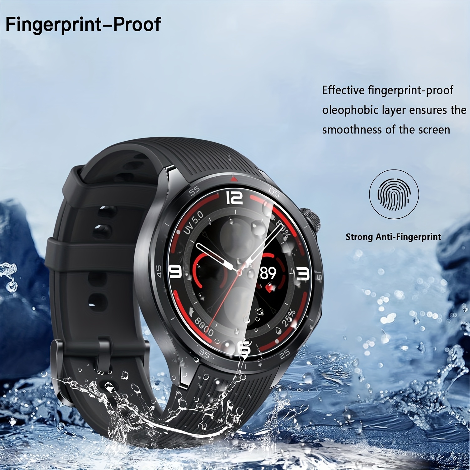 3 STKS 9 H Gehard Glas Screen  - Smart Watch Screen Protector recensie en prijs