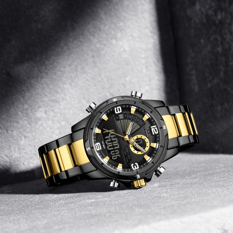 NAVIFORCE Herenhorloge met dub - Analog Quartz Watch recensie en prijs