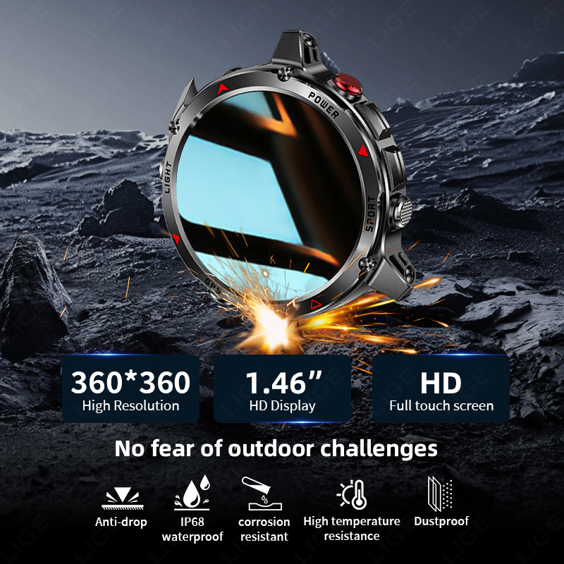 LIGE Nieuwe Professionele GPS  - Smartwatch Running Watches For Men recensie en prijs