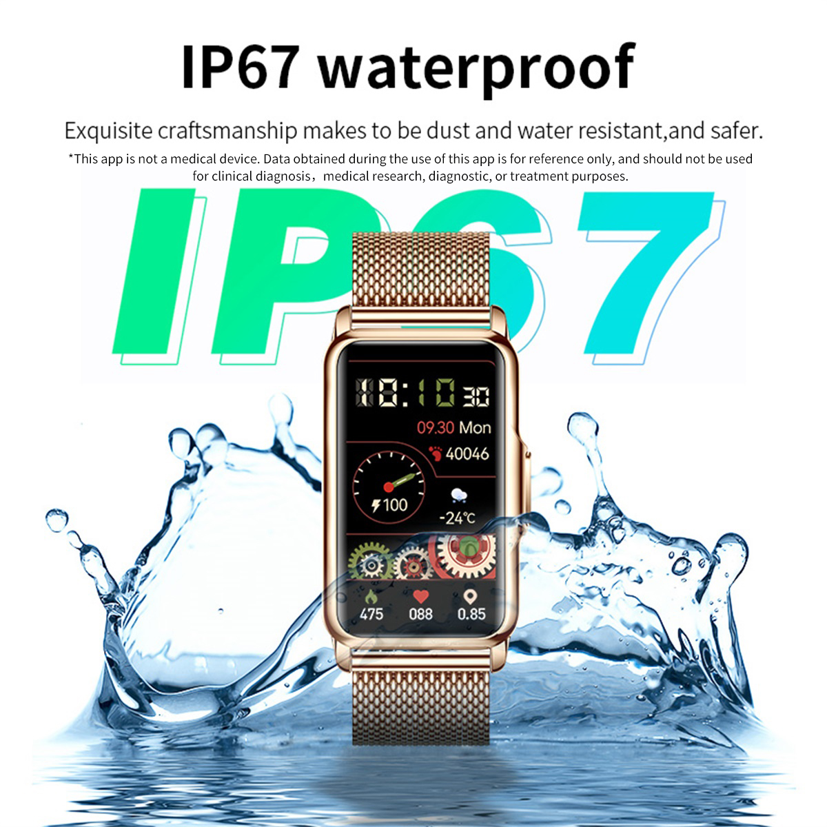 LUIK Smart Watch Heren Dames F - Smartwatch Sports Watches For Men recensie en prijs