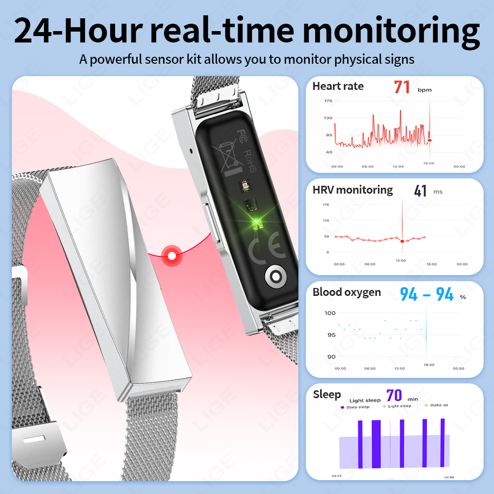 Nieuwe slimme armband voor man - Couple Watches Smartwatch recensie en prijs