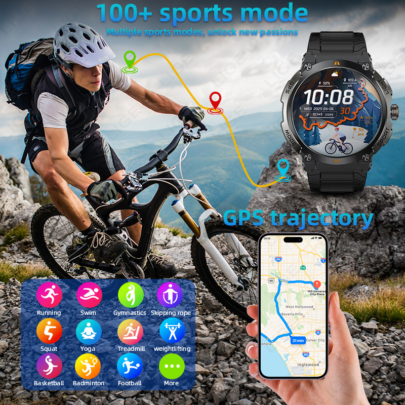LUIK Nieuwe Professionele GPS  - Smartwatch Running Watches For Men recensie en prijs